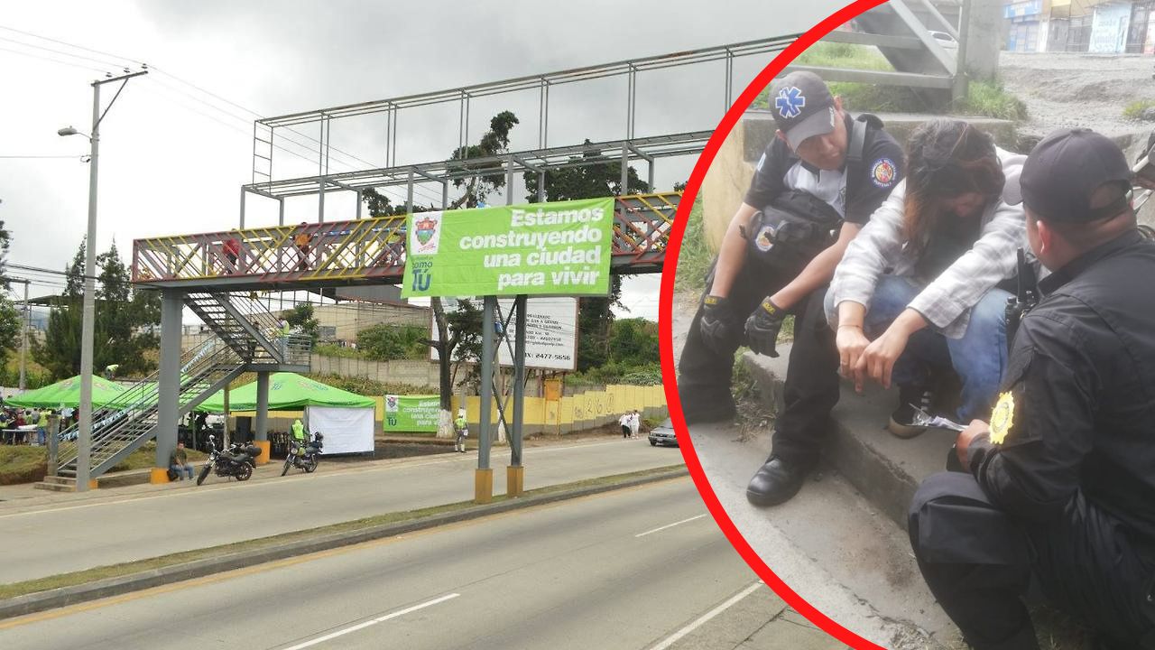 Mujer intenta quitarse la vida lanzándose de puente cuando estaba con su hijo de dos años Imagen de Mujer intenta quitarse la vida lanzándose de puente cuando estaba con su hijo de dos años
