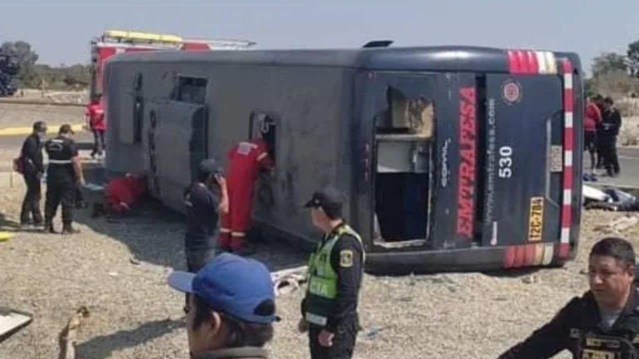 Imagen de ¡Trágico! Al menos diez muertos deja accidente de autobús en Perú