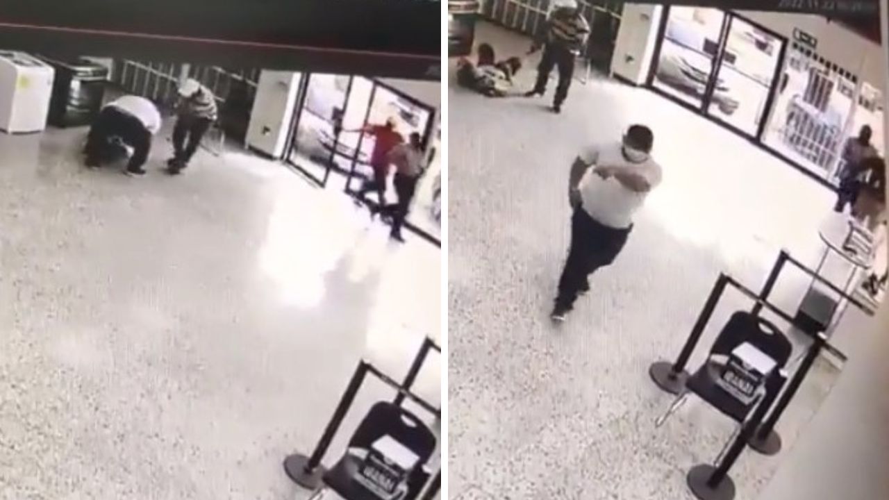 Video: Así fue el momento del asalto a un banco en San Pedro Sula Imagen de Video: Así fue el momento del asalto a un banco en San Pedro Sula