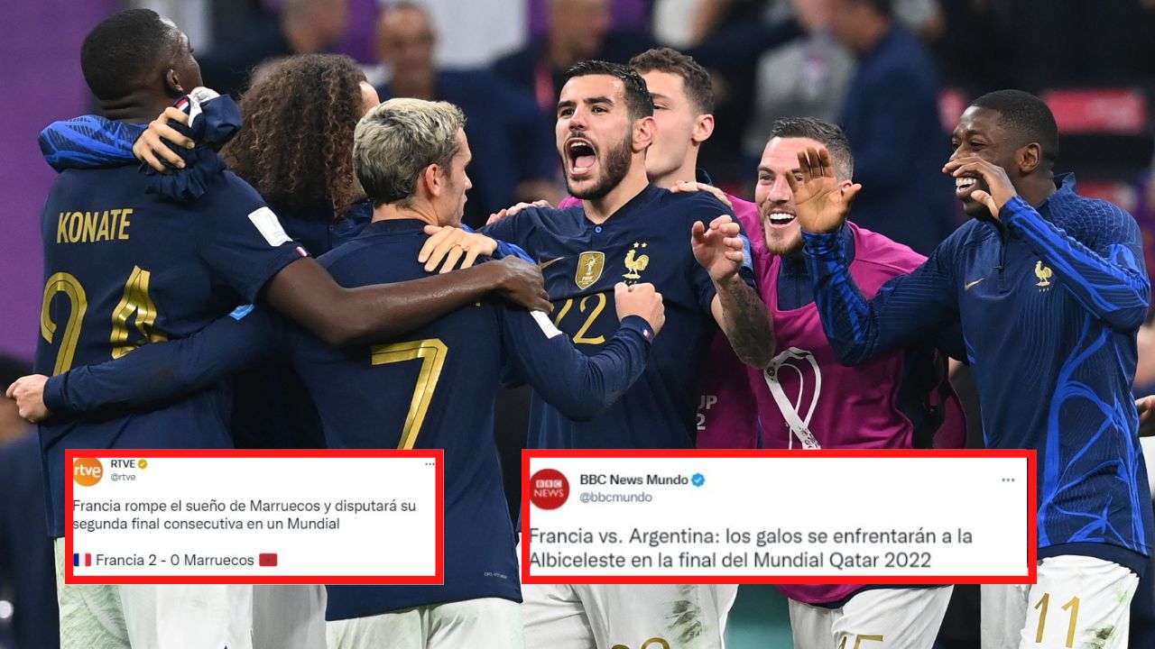 'Francia rompe el sueño de Marruecos', prensa internacional tras el triunfo de la selección francesa Imagen de 'Francia rompe el sueño de Marruecos', prensa internacional tras el triunfo de la selección francesa