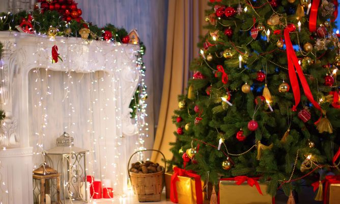 Casas decoradas de navidad por dentro