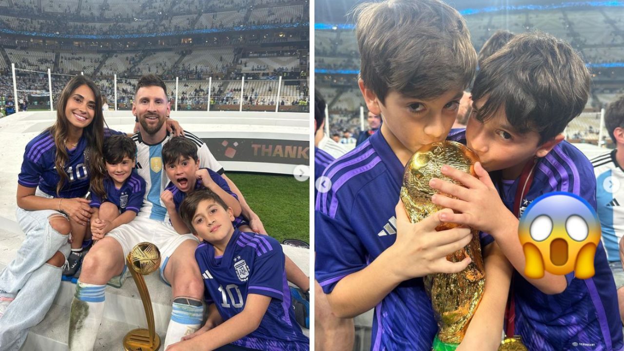 Así celebra Messi con Antonela Roccuzzo y su familia que Argentina es campeona de la Copa del Mundo Imagen de Así celebra Messi con Antonela Roccuzzo y su familia que Argentina es campeona de la Copa del Mundo