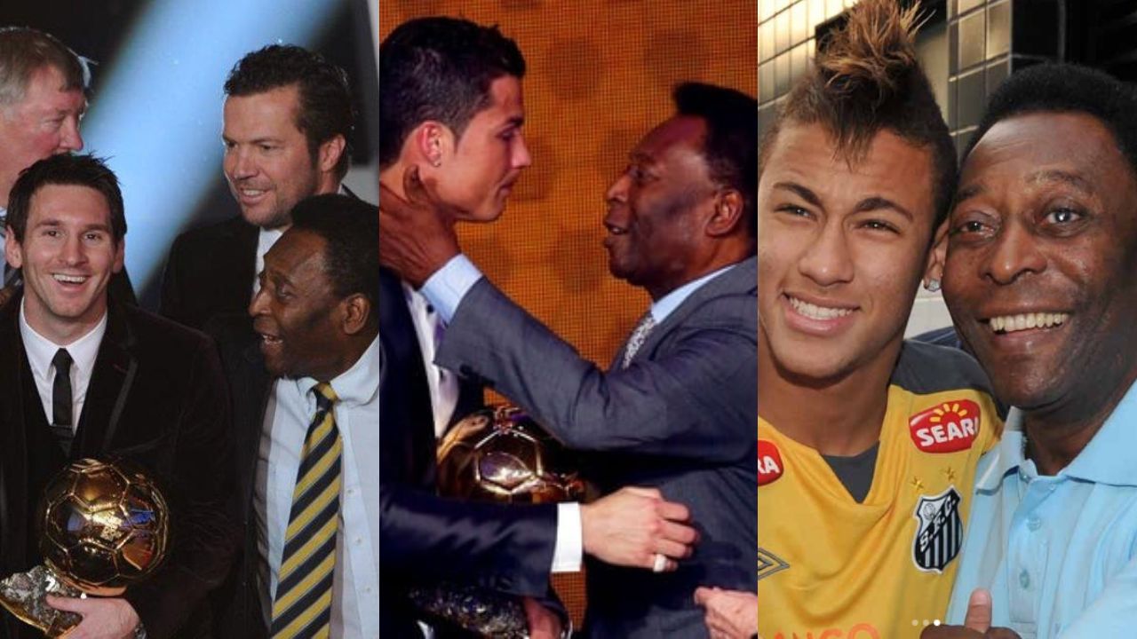 Imagen de Messi, Cristiano Ronaldo y Neymar dan último adiós al Rey Pelé