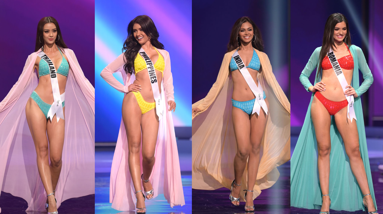 Concurso de traje de baño del Miss Universo. Foto: Missology