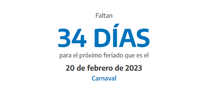 Página web del Gobierno de Argentina. 