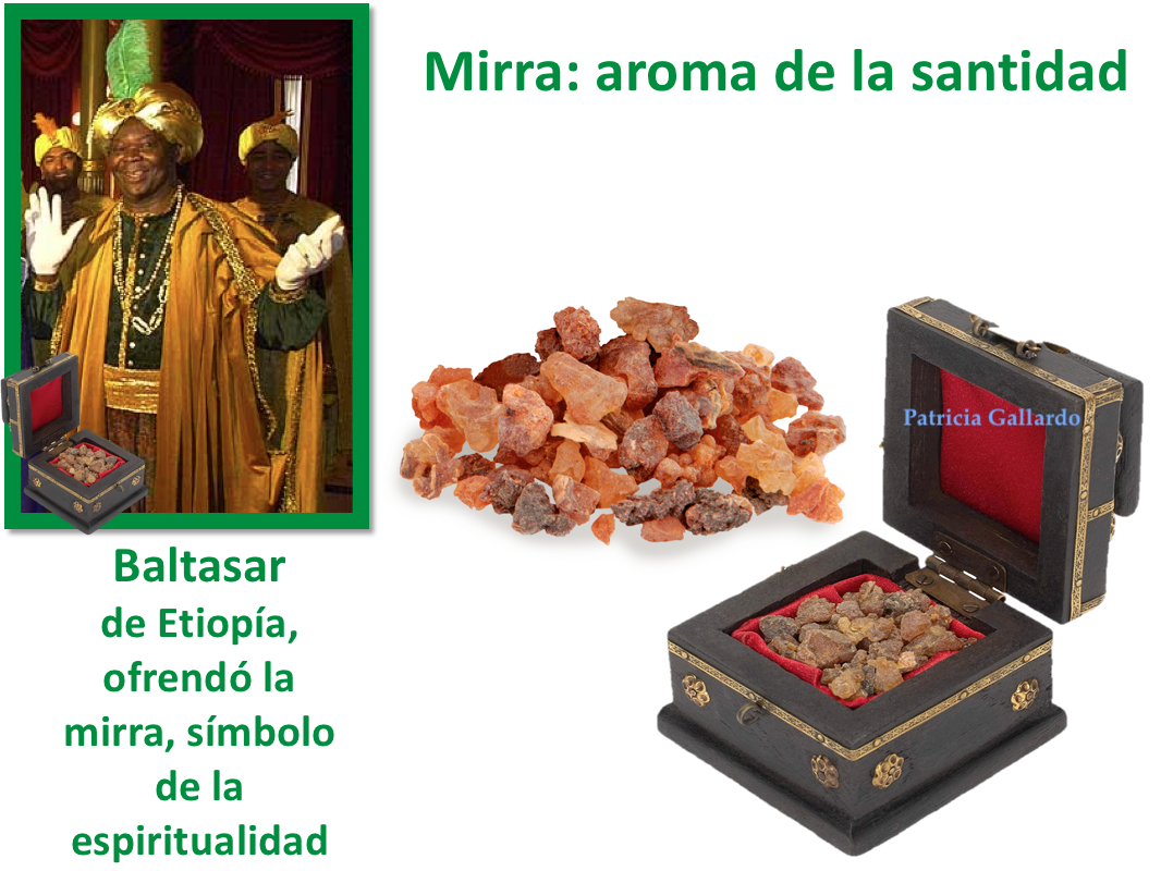 La mirra igualmente puede tomarse como un aroma de santidad y devoción. Foto: El Color comunica
