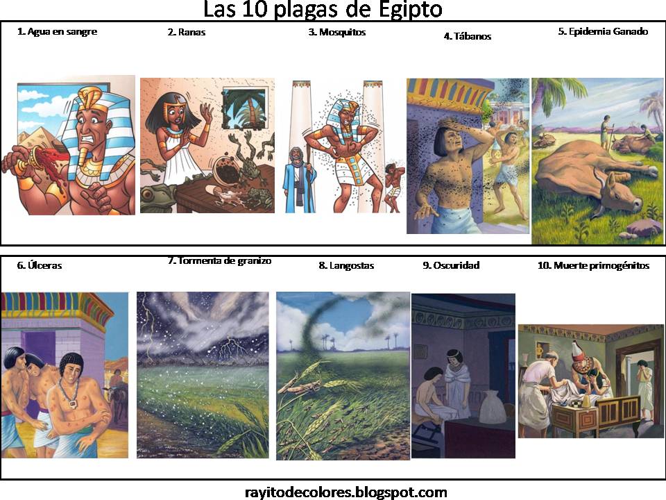 Dios envió 10 plagas a Egipto para que dejaran salir al pueblo de Israel de la esclavitud. Foto: Blogspot.com