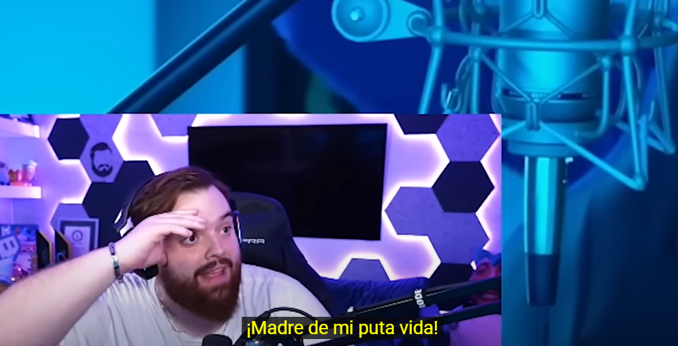 Reacción de Ibai en fragmentos de la sesión 53 de Bizarrap y Shakira. Foto: YouTube