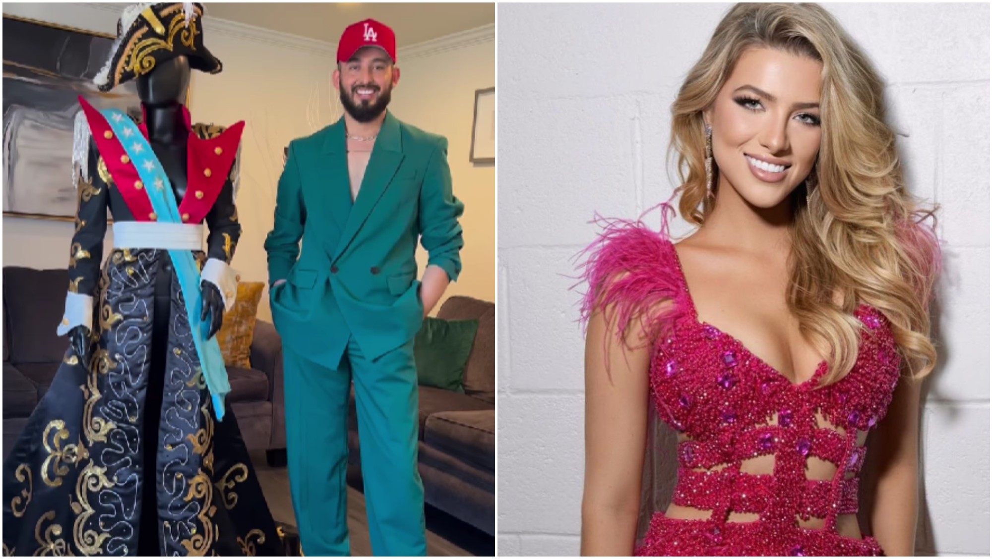 Traje típico de Hondura para la competencia preliminar del Miss Universe. Foto: Redes Sociales