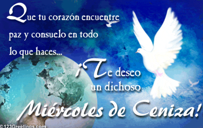 'Arrepiéntete y cree en el Evangelio' es una de las frases que dice el sacerdote mientras impone la ceniza. Foto: Pinterest