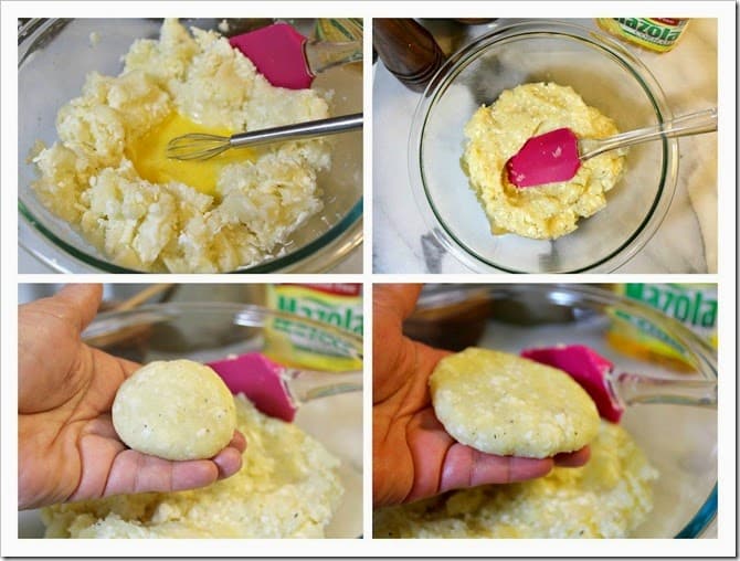 Contextura de tortitas de papa. Foto: México en mi Cocina