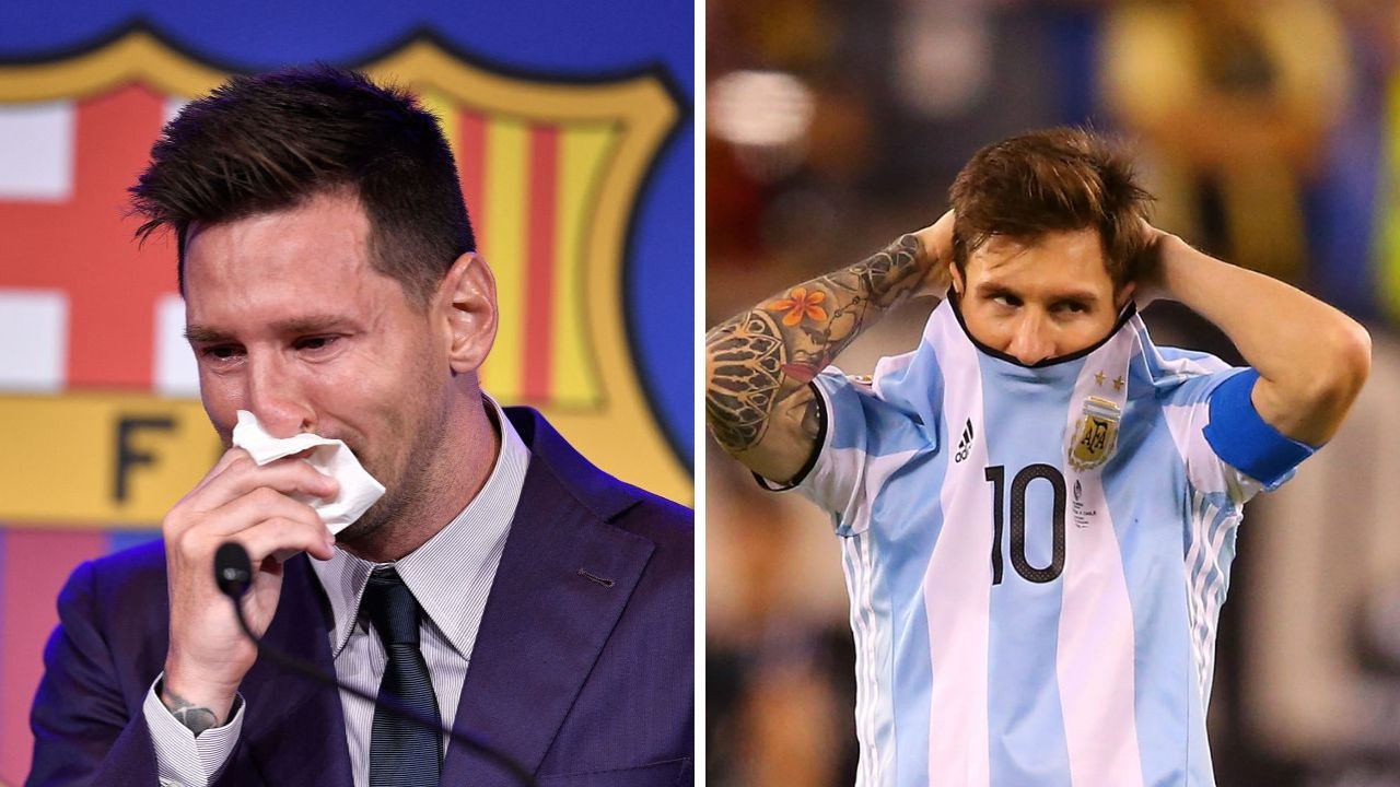 Messi llorando a lo largo de su carrera, estos fueron los altos y bajos del argentino Imagen de Messi llorando a lo largo de su carrera, estos fueron los altos y bajos del argentino
