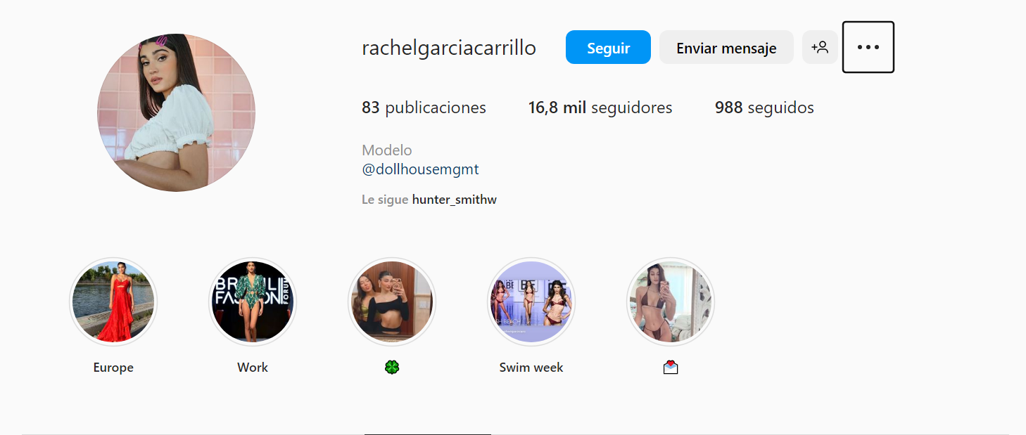 Rachel García Instagram
