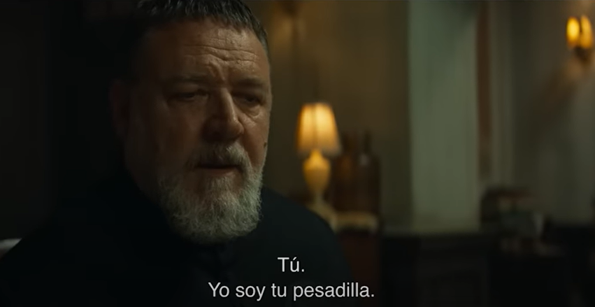 Fragmento del tráiler de 'El Exorcista del Papa'. Foto. YouTube