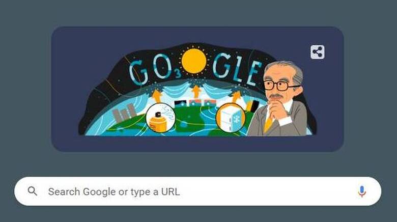 Google doodle del Dr. Mario Molina. Foto: CNN