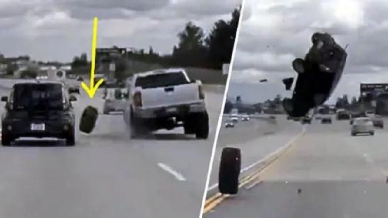 ¡Impactante video! Llanta suelta provoca trágico accidente Imagen de ¡Impactante video! Llanta suelta provoca trágico accidente
