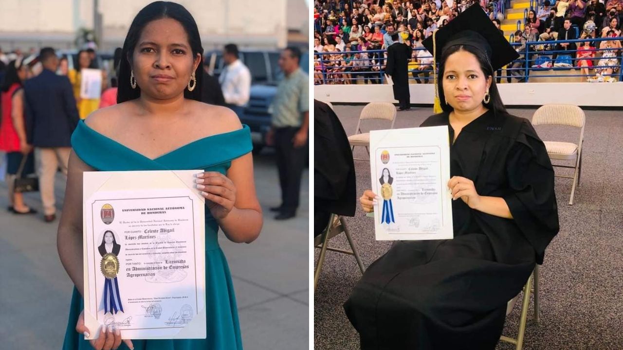 Imagen de Hondureña sobrevivió a accidente y cumplió su sueño de graduarse de la UNAH