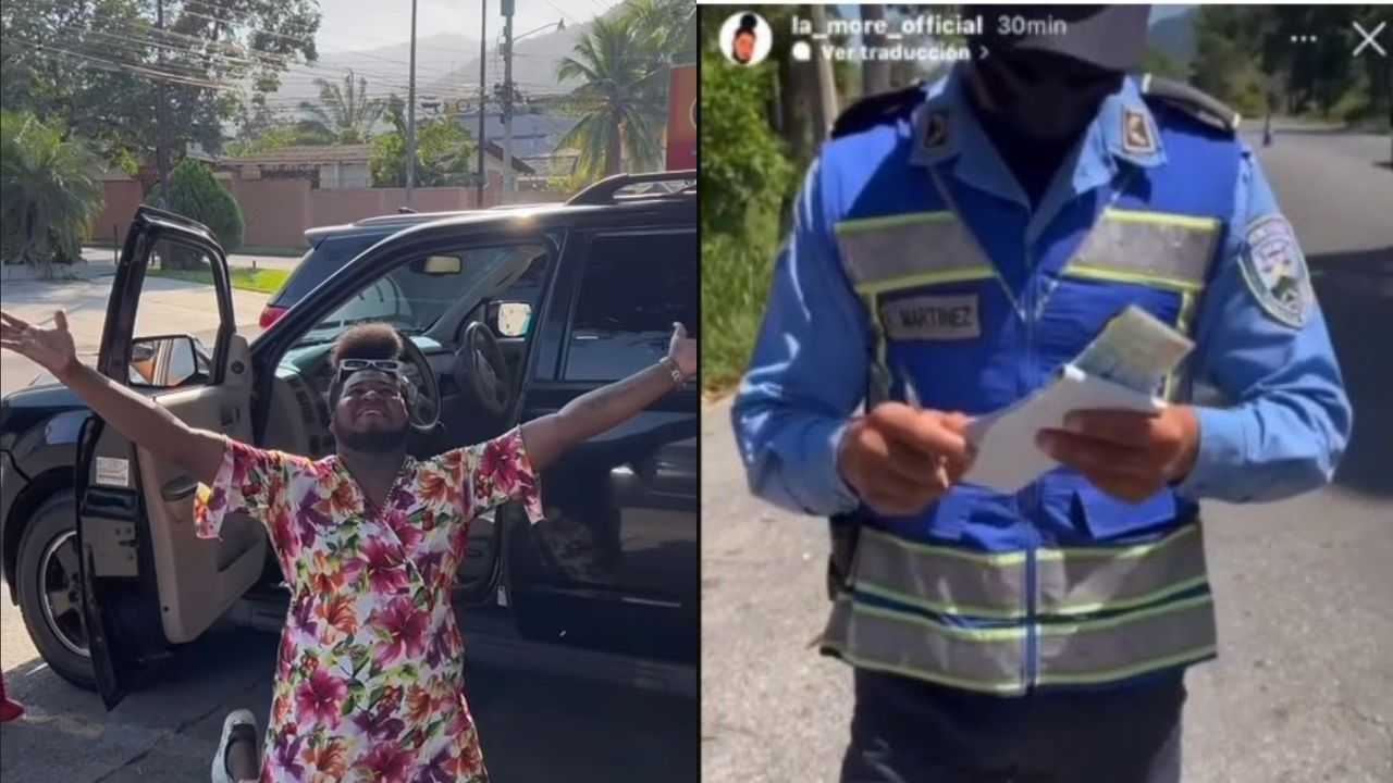 La More pagó multa para que Policía le regresará su permiso de conducir Imagen de La More pagó multa para que Policía le regresará su permiso de conducir