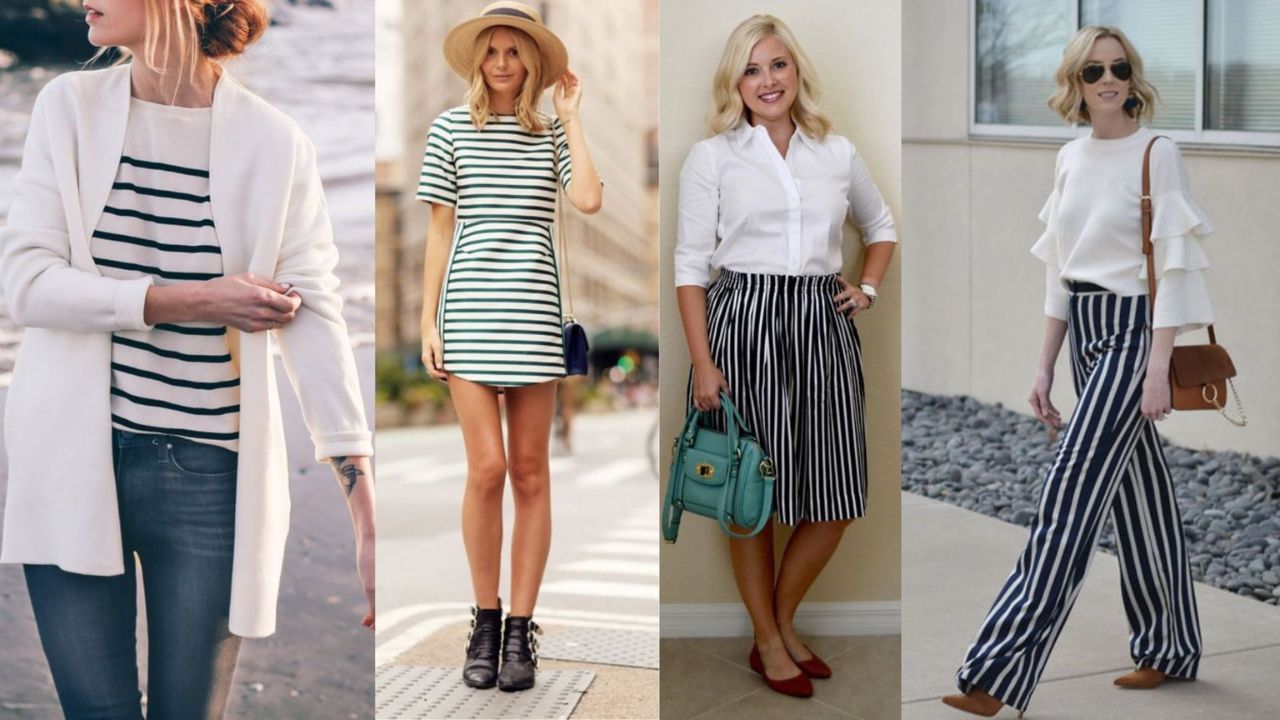 Elige ropa en rayas verticales u horizontales y estiliza tu figura Imagen de Elige ropa en rayas verticales u horizontales y estiliza tu figura