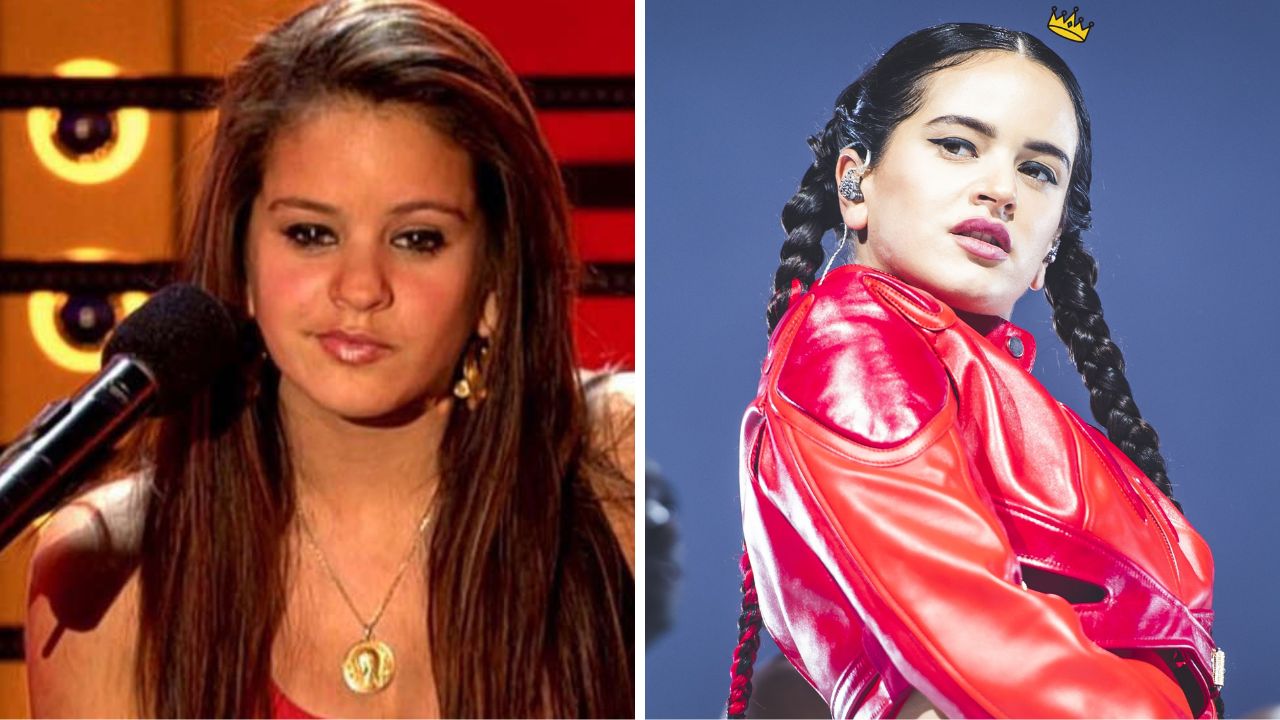 Rosalía antes y después. Foto: El Mundo.
