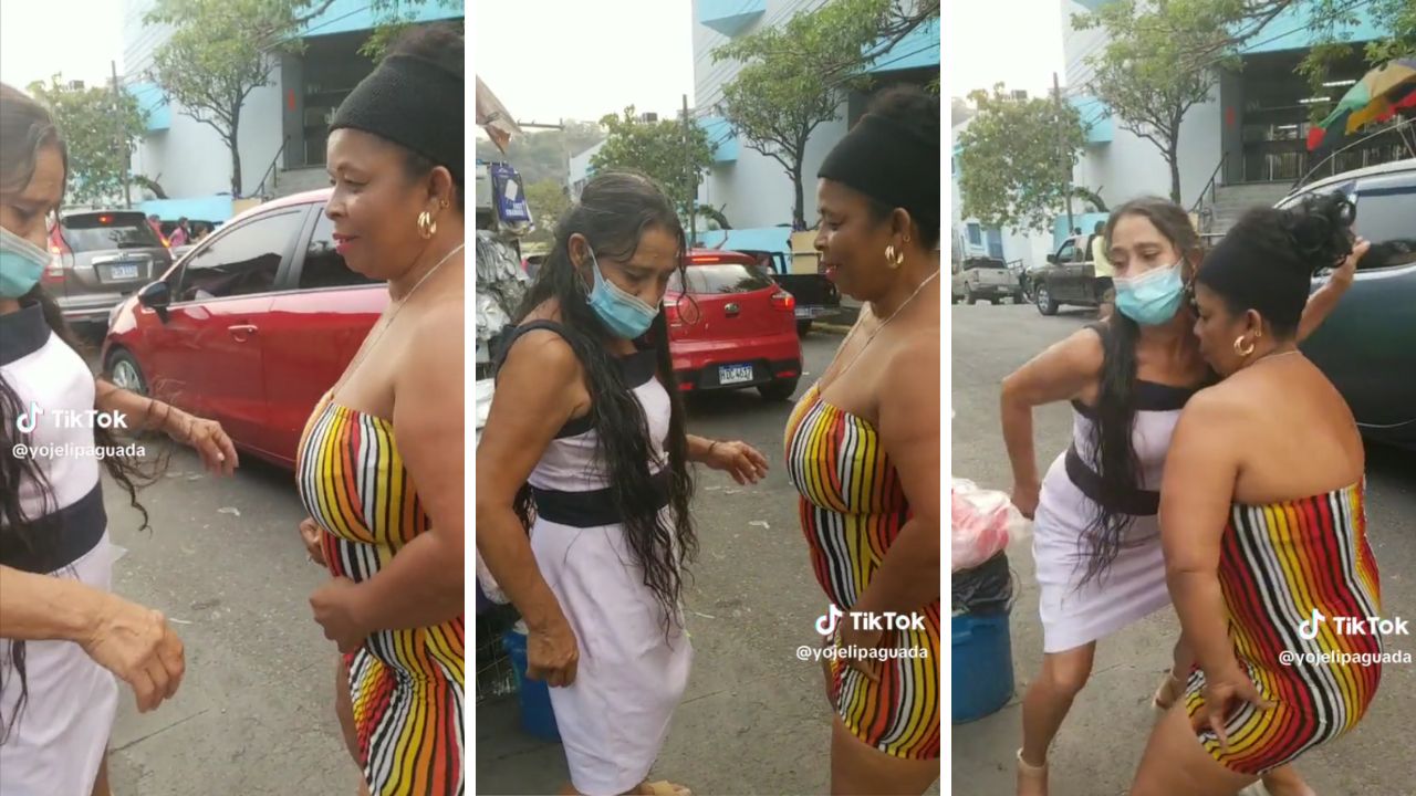 Imagen de ¡TikTok a la vieja escuela! Vendedoras hondureñas conquistan bailando reggaetón