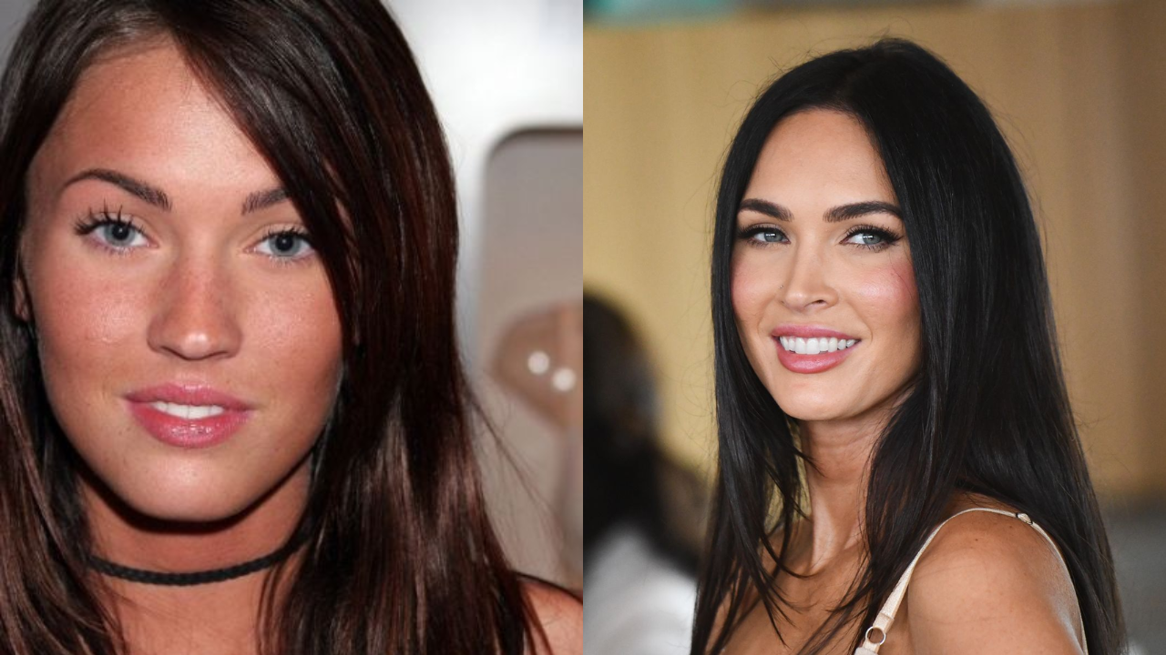 Imagen de Megan Fox antes y después, así lucía la actriz antes de las cirugías