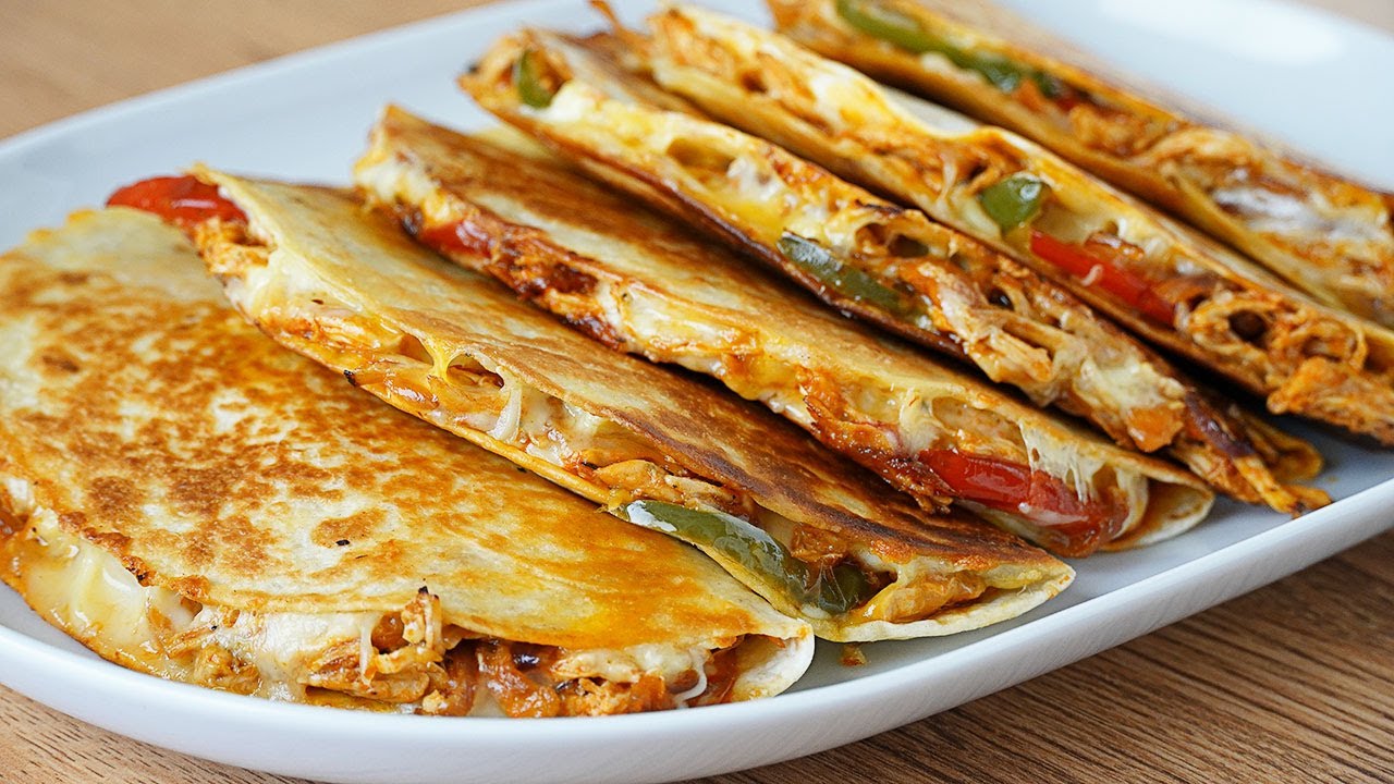 Las quesadillas de pollo son rápidas y económicas . Foto: YouTube