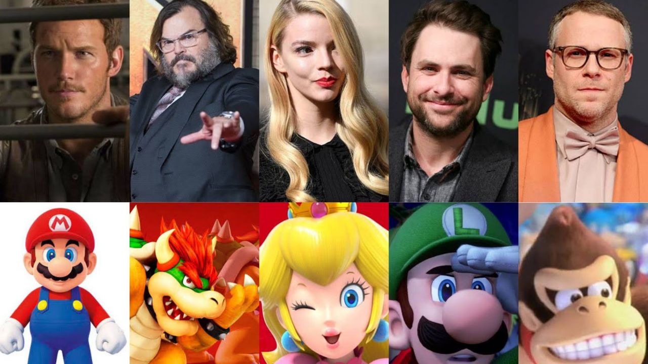 Elenco de Mario Bros en inglés. Foto: SDP Noticias