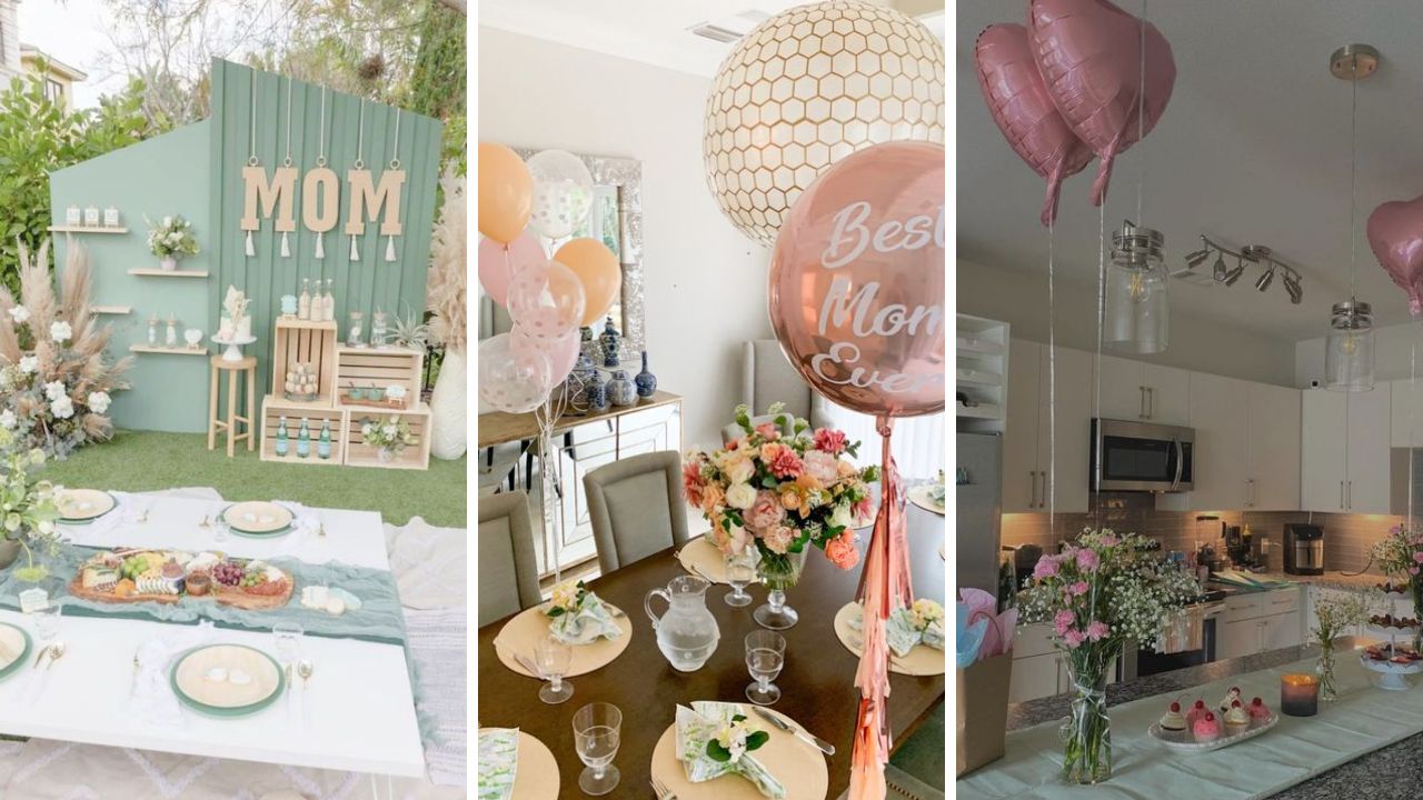 Imagen de Decoración para el Día de la Madre sencilla con globos, ideas que puedes realizar en casa