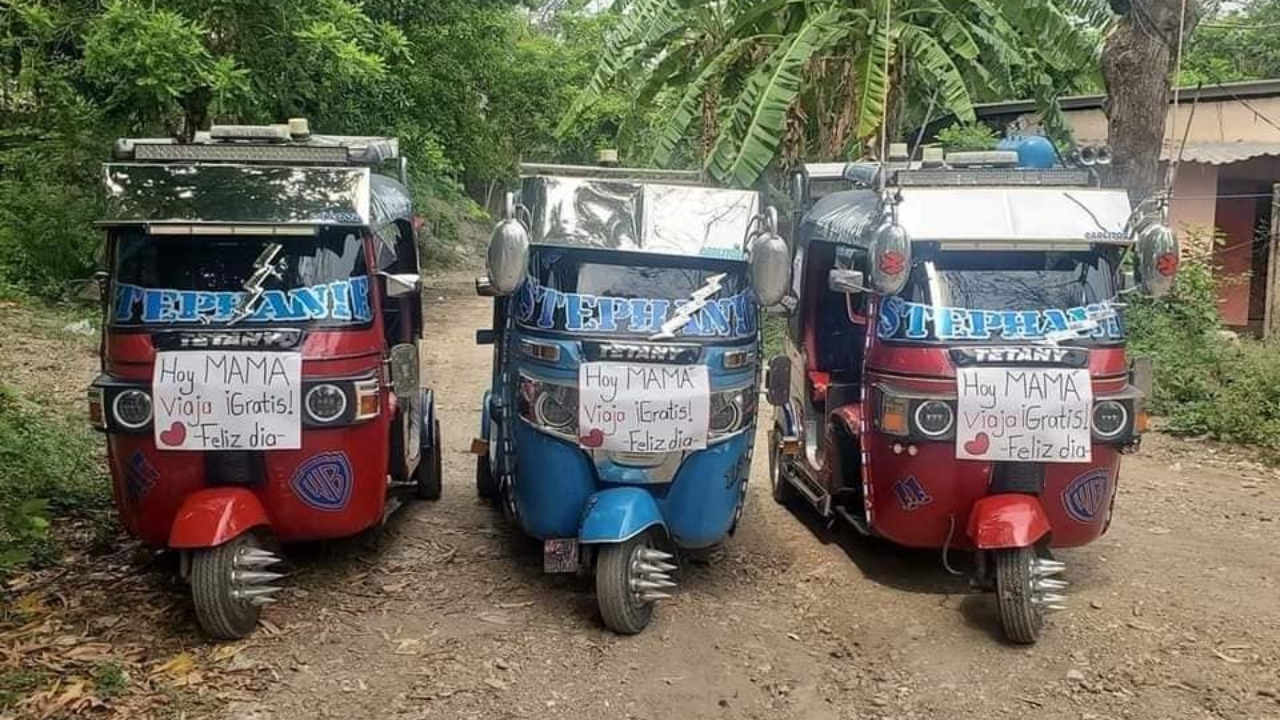 Imagen de Día de la Madre: mototaxistas no cobraron pasaje a mamás en el norte de Honduras