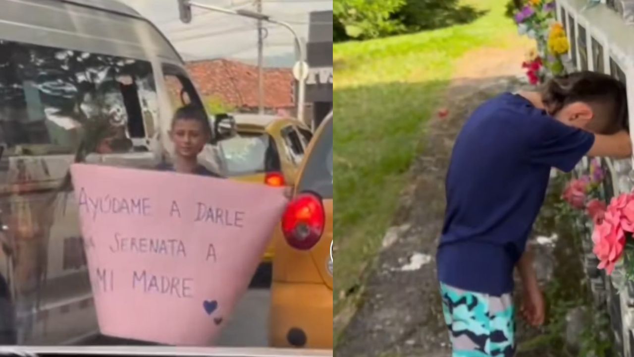 Imagen de 'Ayúdeme a darle una serenata a mi madre': niño vendedor de flores cumple promesa a su mamá fallecida