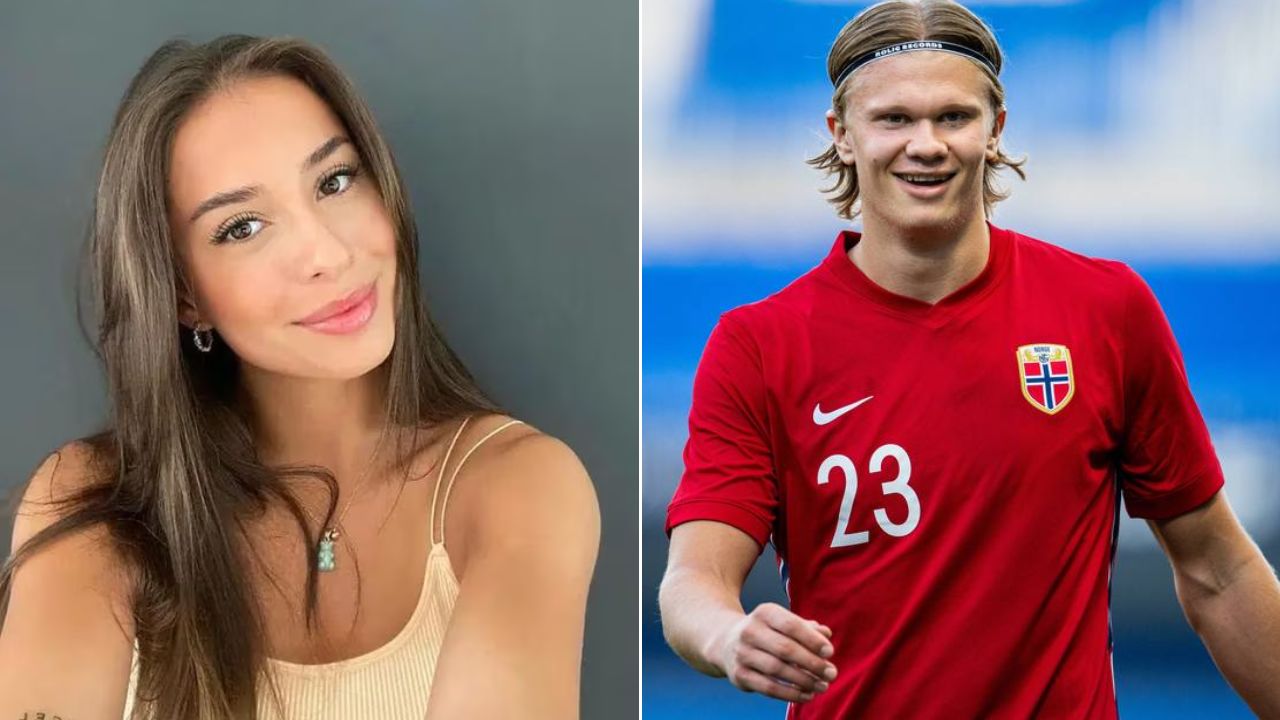 Imagen de Novia de Haaland, quién es, cuántos años tiene y a qué se dedica