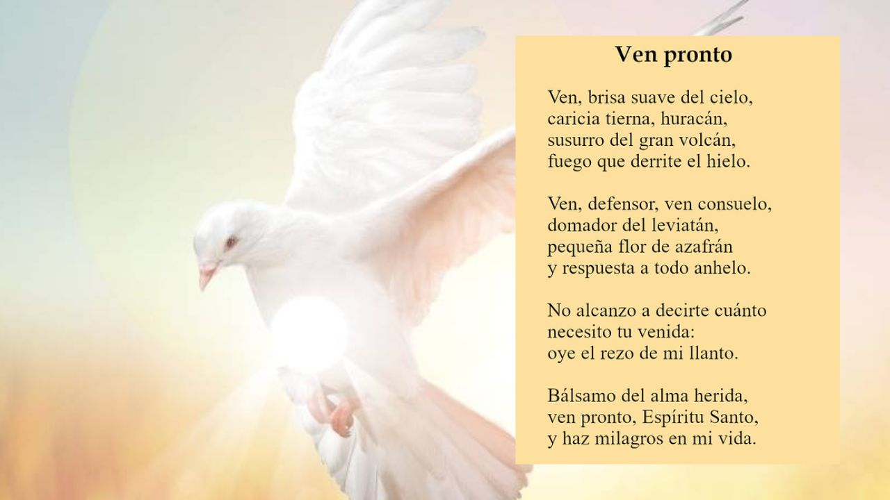 Imagen de Oración de Pentecostés, palabras para dar bienvenida a este tiempo litúrgico