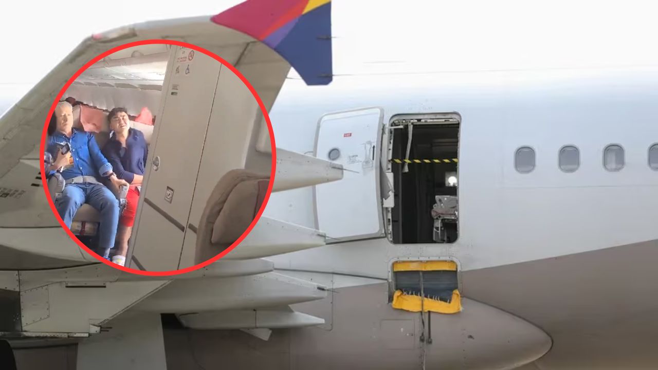 VIDEO: Pasajero abre puerta de emergencia de avión en el aire; hay 12 heridos Imagen de VIDEO: Pasajero abre puerta de emergencia de avión en el aire; hay 12 heridos