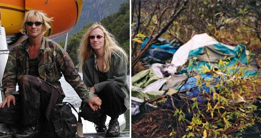 Timothy Treadwell y su novia, Amie Huguenard. Foto: All That's Interesting