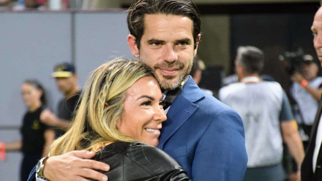 Después de su relación con Martín Sierra, Verónica Laffite se casó con Fernando Gago. Foto: Clarín