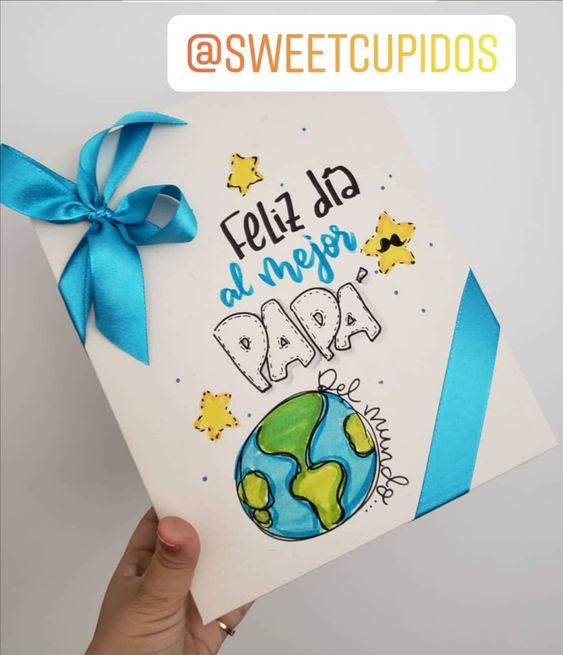 Con cinta, papel de acuarela y marcadores es posible hacer una tarjeta bonita. Foto: SweetCupidos