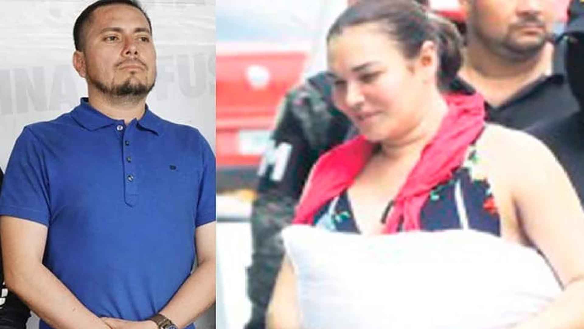 Ericka Julissa Bandy cuando fue arrestadas en Cofradía. Foto: Once Noticias