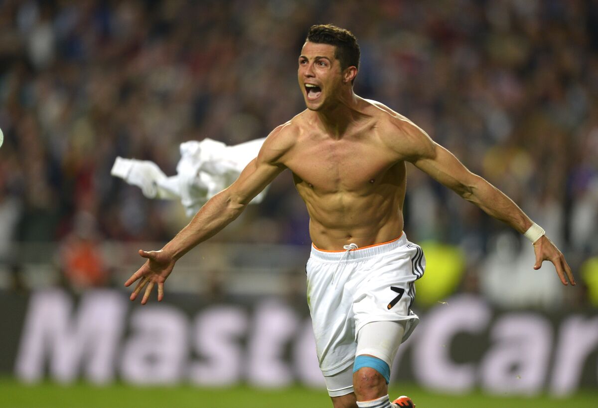 Con 450, Cristiano Ronaldo es el futbolista con más goles de Real Madrid. Foto: Los Angeles Time
