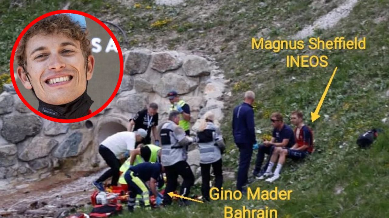 Gino Mäder caída video, el ciclista de 26 años muere mientras competía en el Tour de Suiza Imagen de Gino Mäder caída video, el ciclista de 26 años muere mientras competía en el Tour de Suiza