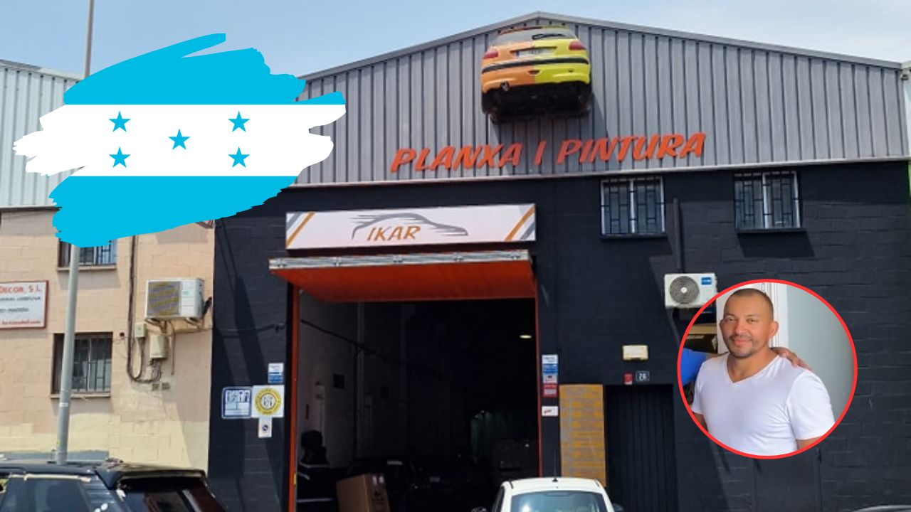 Imagen de Hondureño emprende en España y abre taller de pintado de carros