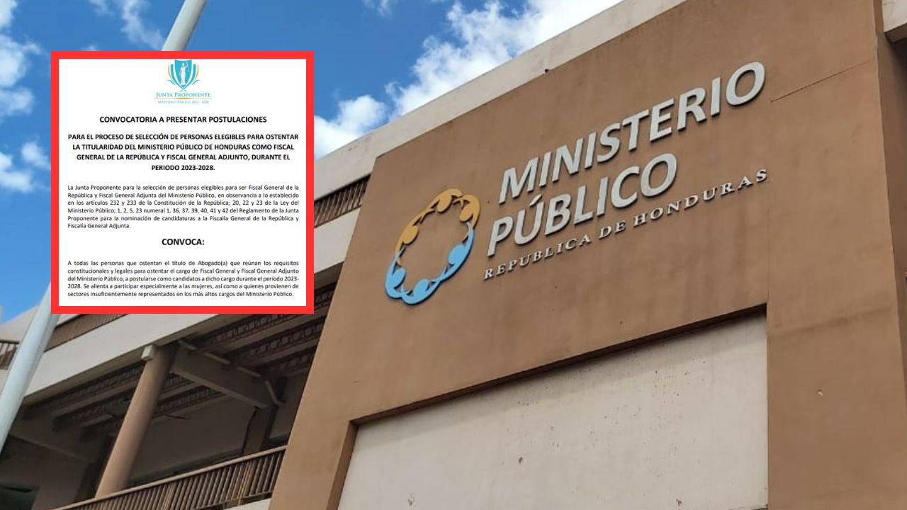Imagen de Junta Proponente convoca a presentar postulaciones para fiscales del MP