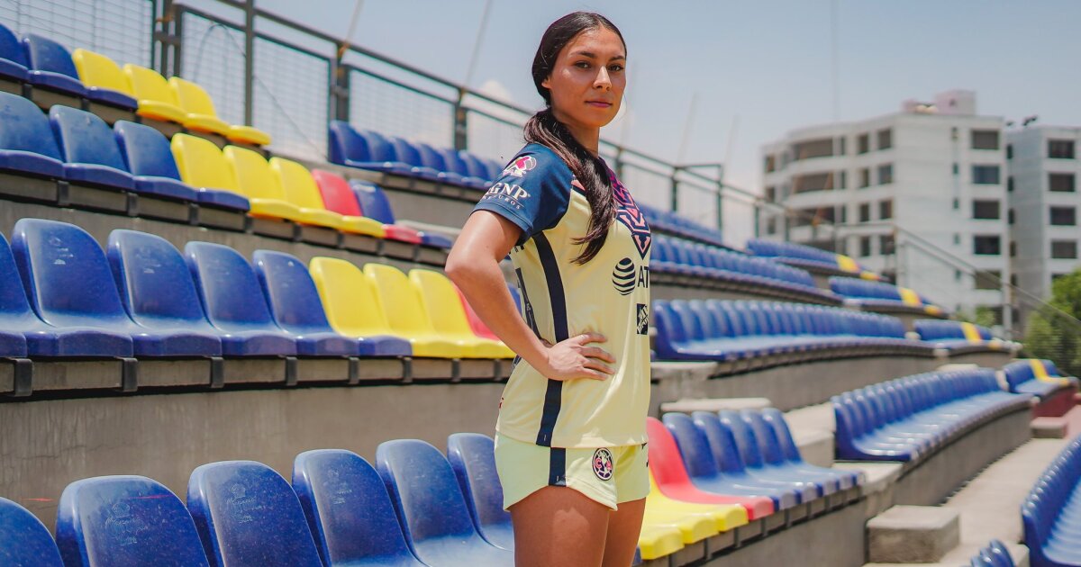 Sabrina Enciso juega de lateral derecho en el Club América de México. Foto: TV Azteca
