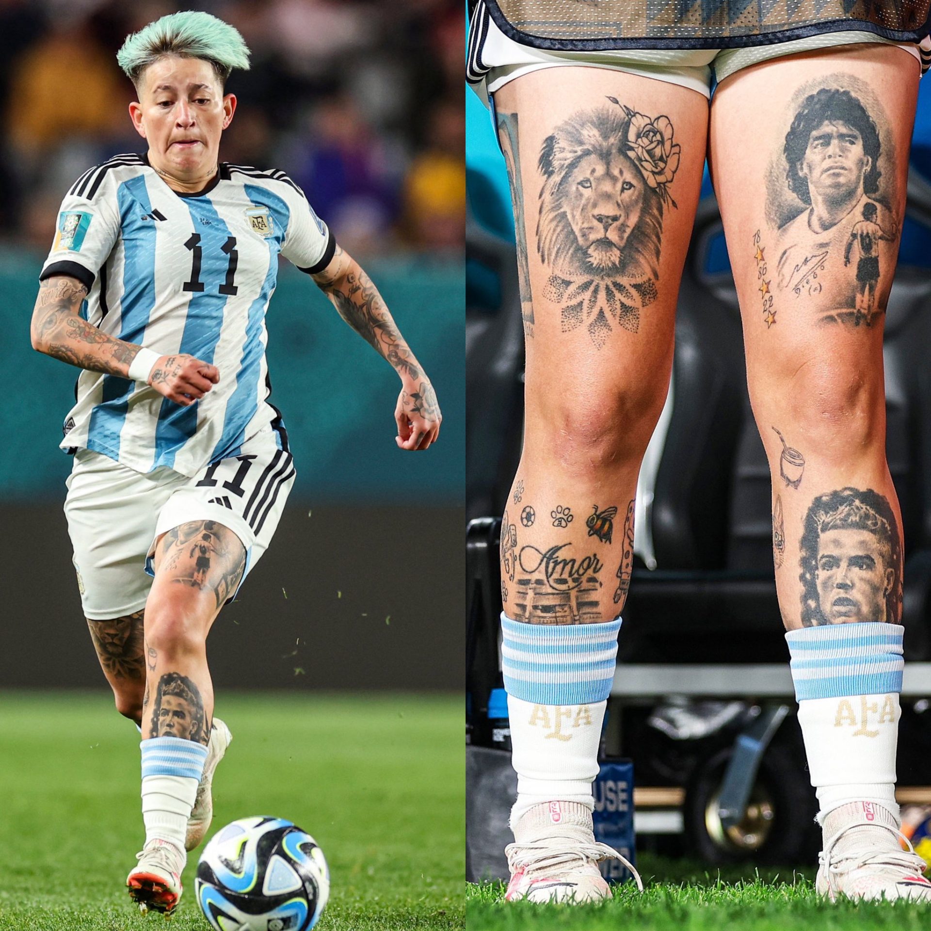 Tatuajes de Yamila Rodríguez. Foto: Twitter