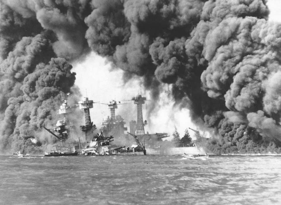 Ataque de Pearl Harbor en 1941. Foto: The National WWII Museum