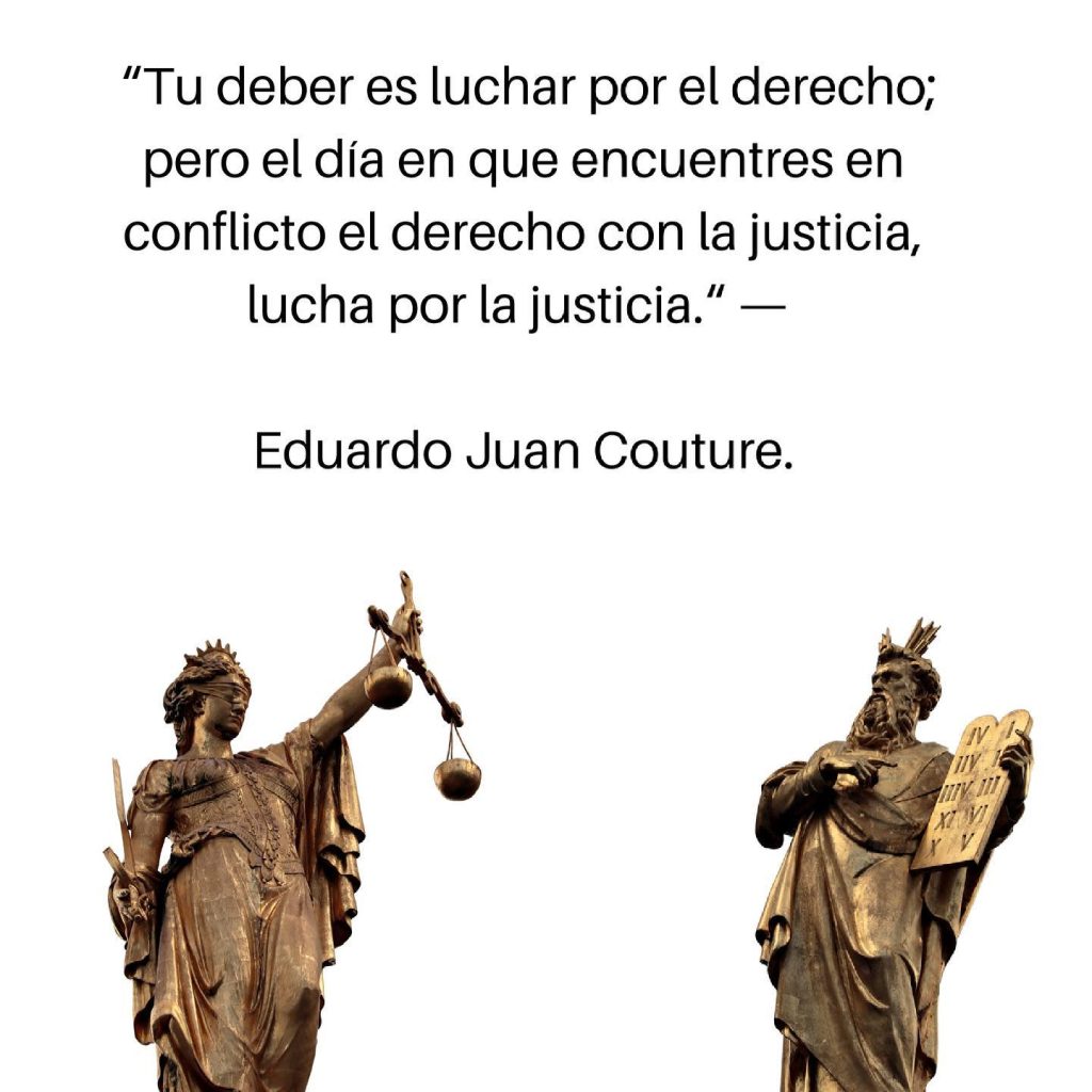 Frase acerca del derecho. Foto: Procurando Derecho