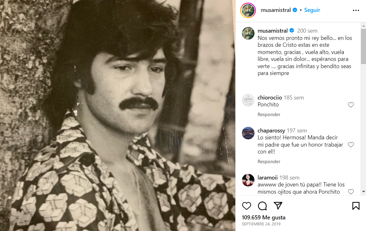 En los comentarios muchos afirman que el padre de Mistral tiene los ojos de su nieto. Foto: Instagram