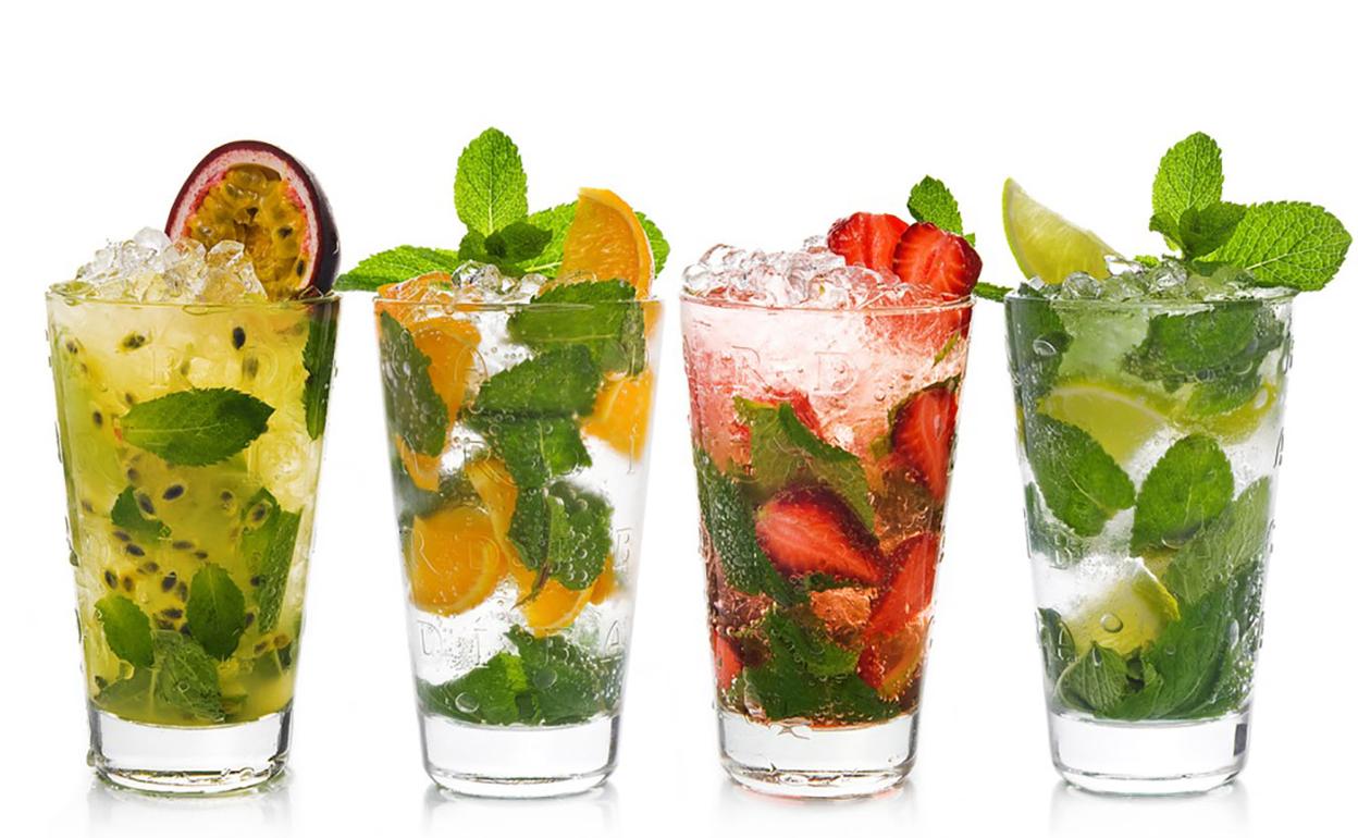 La presentación en la fruta de los mojitos puede variar. Foto: Food and Wine