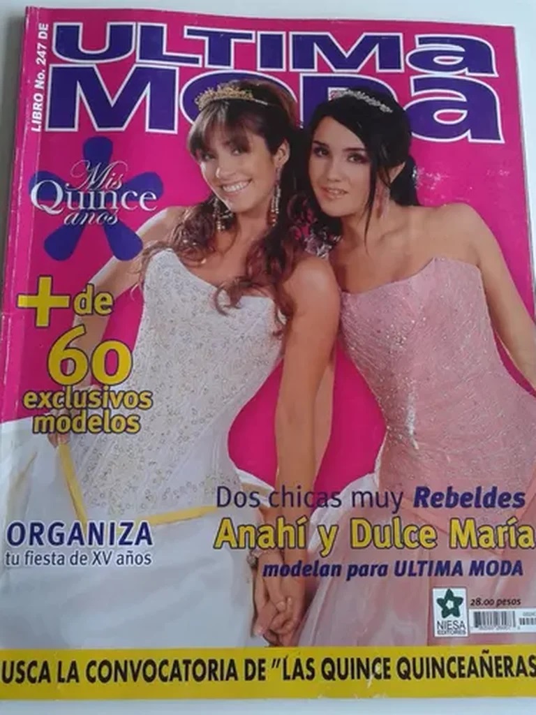 Anahí a los 15 años. Foto: Infobae