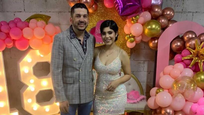 Luis Ángel Franco y su hija, Ángela. Foto: Bandamax.tv